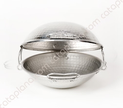 Aluminium Hammered Cataplana