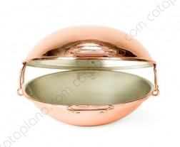 Cataplana en Cuivre Lisse